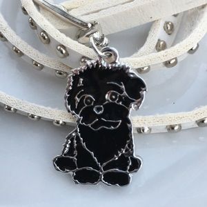 🐶 BLACK BICHON poodle, cocker,, Benji Dog charm